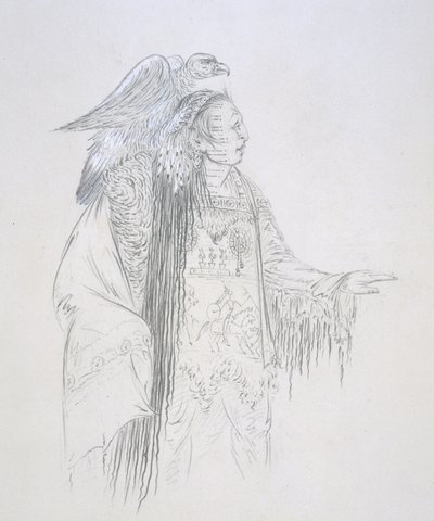 Pa-ris-ka-roo-pa (Los Dos Cuervos) 1852 de George Catlin